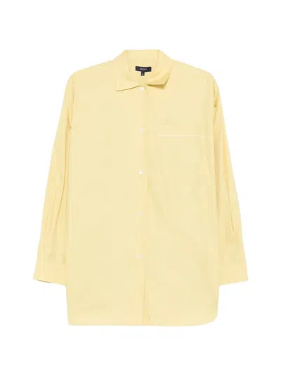 Soeur Kita Chest-pocket Shirt In Yellow