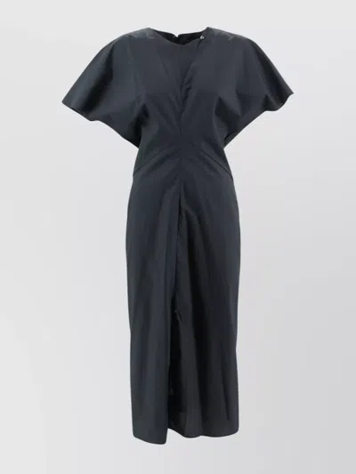 Soeur Knee Length Dress Button Detail
