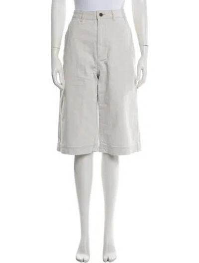 Pre-owned Soeur Knee-length Shorts In White