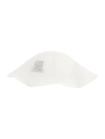 Pre-owned Soeur Knit Bucket Hat In White