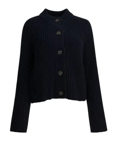 Soeur Knitted Cardigan In Black