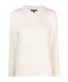 Soeur Knitted Crew-neck Jumper In White