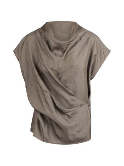 Soeur Kora Cap-sleeve Top In Neutral