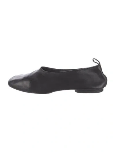 Pre-owned Soeur Leather Ballet Flats In Black