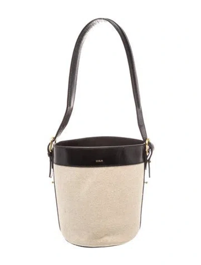 Pre-owned Soeur Leather Bucket Bag In Neutrals