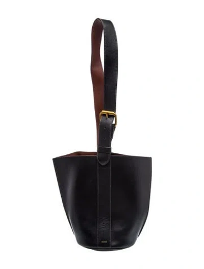 Pre-owned Soeur Leather Bucket Bag W/ Tags In Black