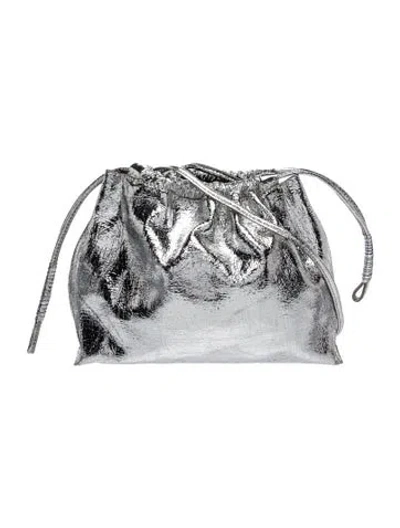Pre-owned Soeur Leather Clutch In Gray