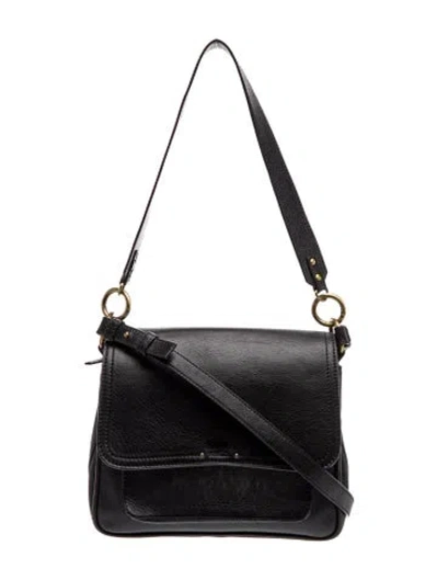 Pre-owned Soeur Leather Crossbody Bag In Black
