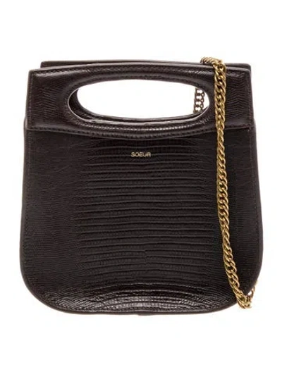 Pre-owned Soeur Leather Evening Bag In Brown