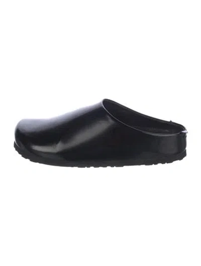 Pre-owned Soeur Leather Mules In Black