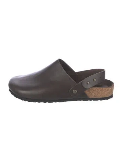 Pre-owned Soeur Leather Mules In Brown