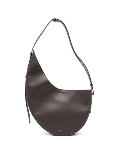Soeur Leather Shoulder Bag