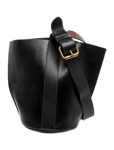 Pre-owned Soeur Leather Shoulder Bag In Black