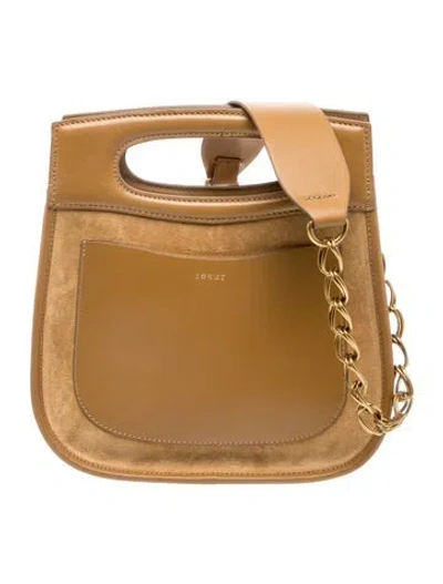 Pre-owned Soeur Leather Shoulder Bag In Brown