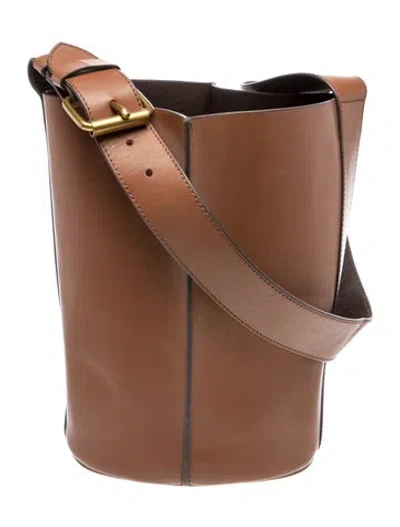 Pre-owned Soeur Leather Shoulder Bag In Brown