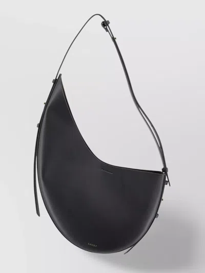 Soeur Leather Shoulder Bag Gold Hardware