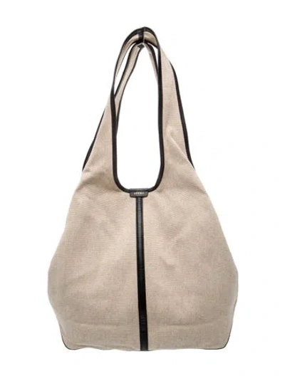 Pre-owned Soeur Leather Shoulder Bag In Neutral