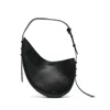 Soeur 'wino' Black Shoulder Bag With Logo Detail On The Front