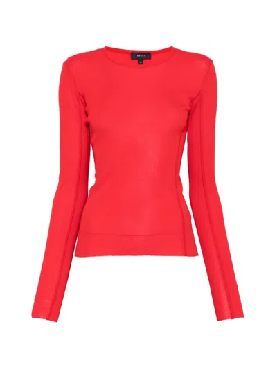 Soeur Lester Long-sleeve T-shirt In Red