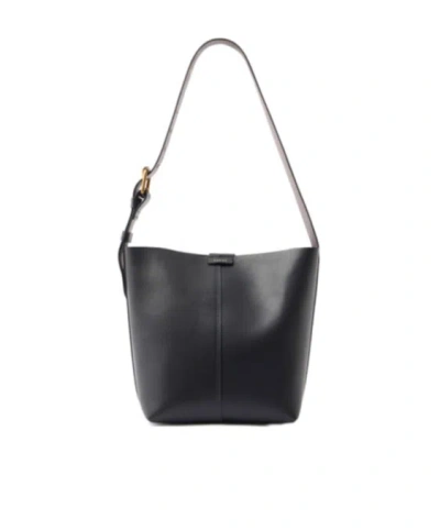 Soeur Letter Logo Shoulder Bag In Black