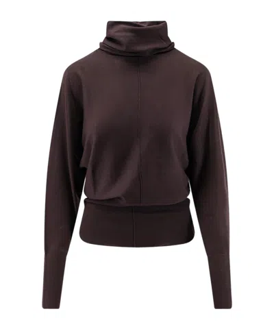 Soeur Lindsay Turtleneck Knitted Sweater In Black