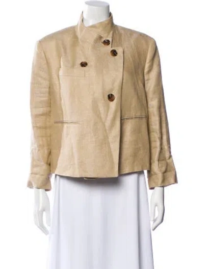 Pre-owned Soeur Linen Blazer In Neutral