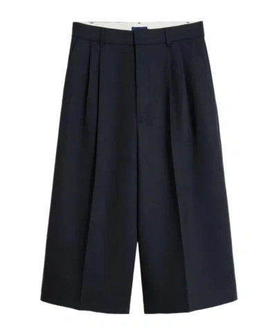 Soeur Logo Casual Pants In Blue