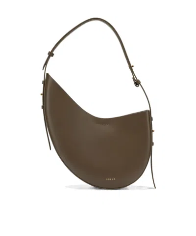 Soeur Logo Saddle Bag In Brown