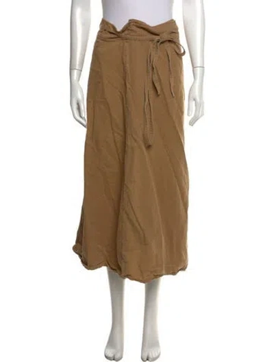 Pre-owned Soeur Long Skirt In Brown
