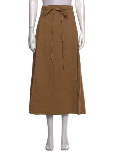 Pre-owned Soeur Long Skirt In Neutrals