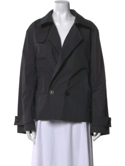Pre-owned Soeur Long Sleeve Button-up Top In Grey