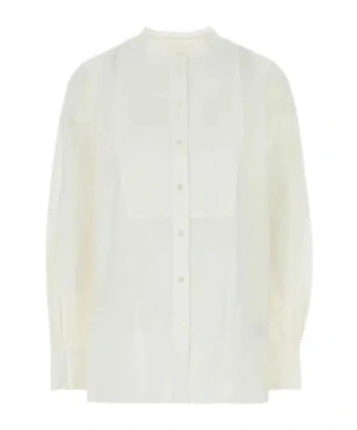 Soeur Long Sleeve Shirt In White