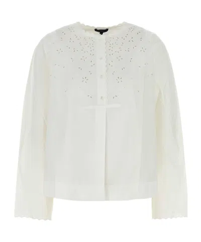 Soeur Long-sleeved Tops In White