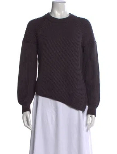 Pre-owned Soeur Merino Wool Crew Neck Sweater In Grey