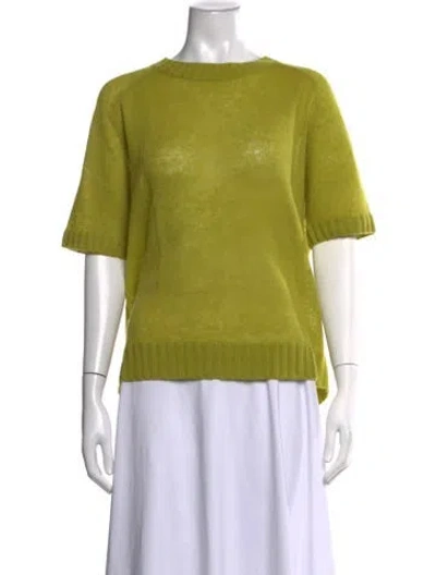 Pre-owned Soeur Merino Wool Crew Neck Sweater W/ Tags In Green