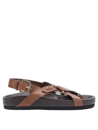 Soeur Mexico Sandals Brown