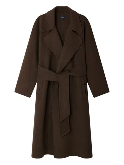 SOEUR MID-LENGTH WOOL BLEND COAT