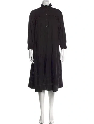 Pre-owned Soeur Midi Length Dress In Black