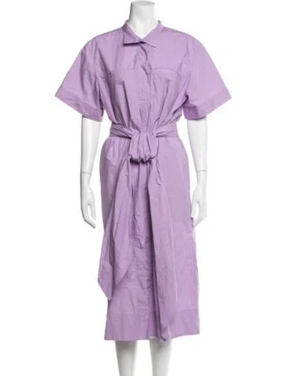 Pre-owned Soeur Midi Length Dress In Purple