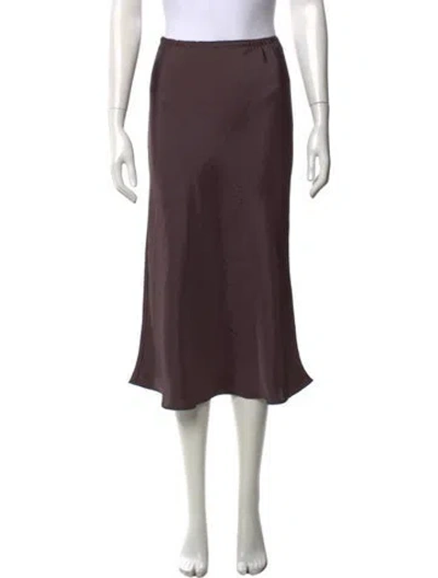 Pre-owned Soeur Midi Length Skirt In Brown