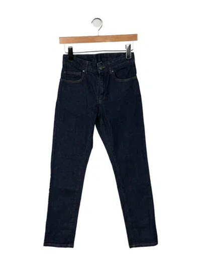Pre-owned Soeur Mid-rise Straight Leg Jeans In Blue