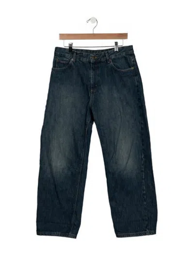 Pre-owned Soeur Mid-rise Straight Leg Jeans In Blue