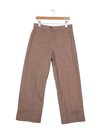 Pre-owned Soeur Mid-rise Wide Leg Jeans In Multi