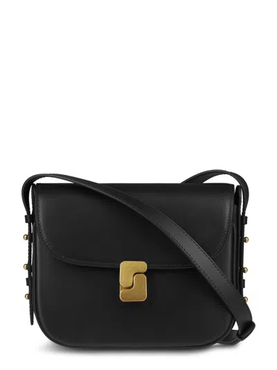 Soeur Mini Bag With Structured Silhouette In Black