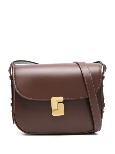 Soeur Mini Belissima Crossbody Bag In Brown