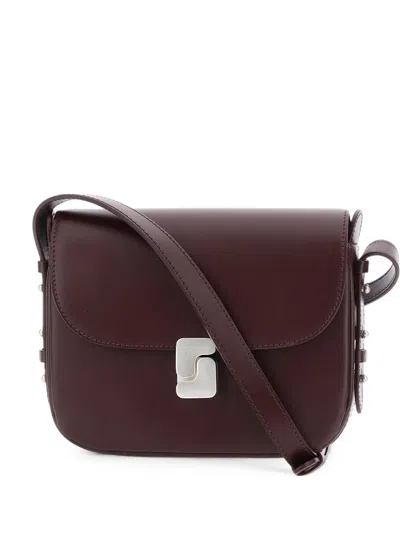 Soeur Mini Belli Shoulder Bag In Burgundy