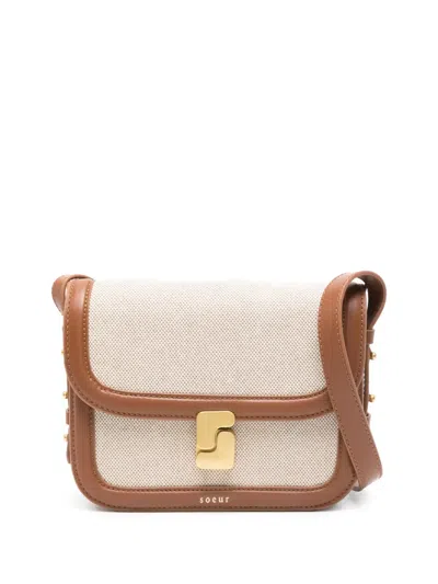 Soeur Mini Bellissima Cross Body Bag In Neutrals