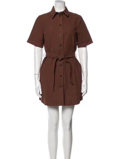 Pre-owned Soeur Mini Dress In Brown