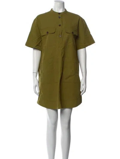 Pre-owned Soeur Mini Dress In Green