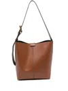 Soeur Mini Saudade Bucket Bag In Brown